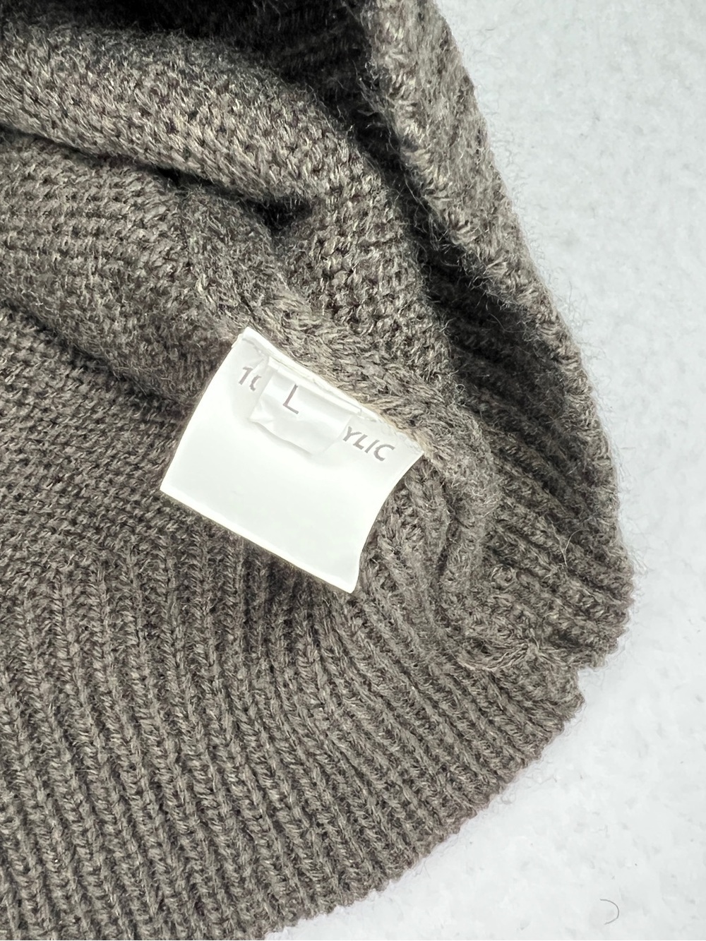 Dark Chocolate Women’s Crew Neck Brown Sweater Raise Pom Pom Size L Knit - Picture 4 of 7